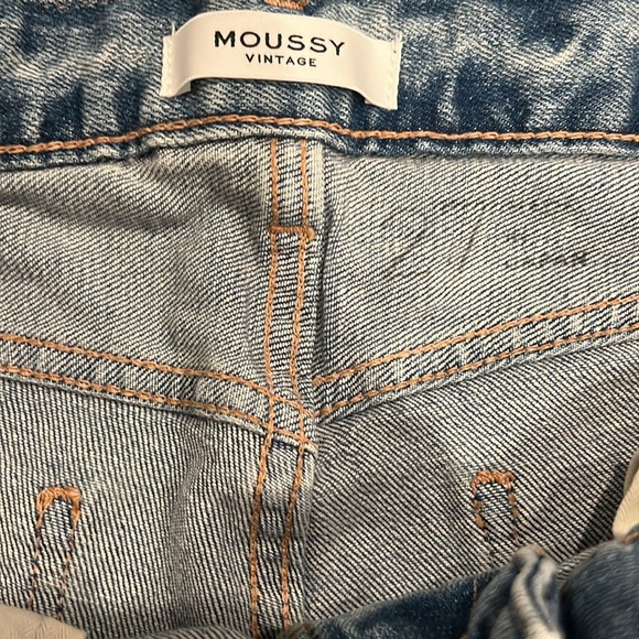 Moussy Vintage Depew Distressed Raw Hem Mid Rise Skinny Jeans - Picture 8 of 12